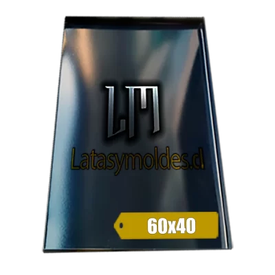 Bandeja de horno enlozada lisa de 60x40cm - Latas y Moldes