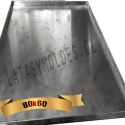 Bandeja para hornos de aluminio lisa de 60x80cm de 1.2mm de espesor