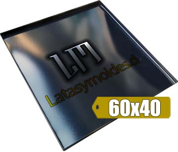 Bandeja de horno de superficie enlozada lisa de 65x65