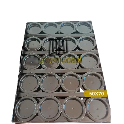 Bandeja de horno enlozada de 70x50 para pan frica - pan de hamburguesa