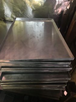 Lote bandejas de aluminio
