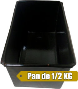 Pan de molde para medio kilo.