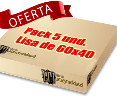 Pack de 5 bandejas de horno enlozada lisa 60 x 40 cm – Latas y Moldes