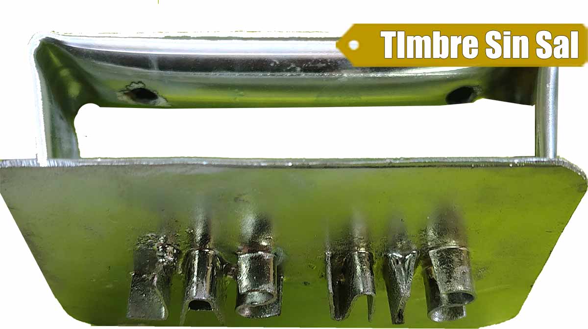 Timbre Letras Sin Sal